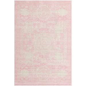 Bromley Wells Pink 6 ft. x 9 ft. Area Rug