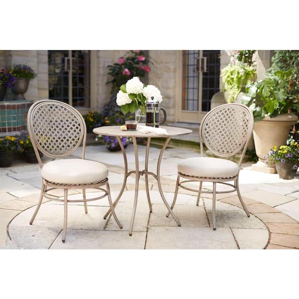 Hampton Bay French 3-Piece Patio Bistro Set