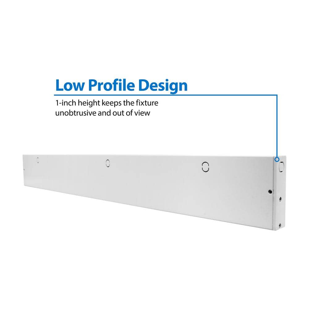 Nicor 30-Inch White LED Under Cabinet Light Bar