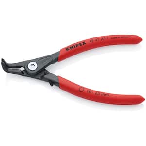 External 90-Degree Angled Precision Snap Ring Pliers with Limiter with Adjustable Opening