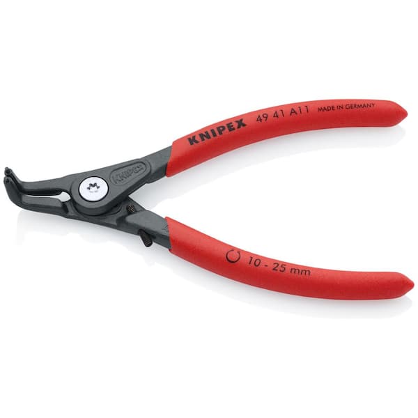 KNIPEX External 90-Degree Angled Precision Snap Ring Pliers with Limiter with Adjustable Opening