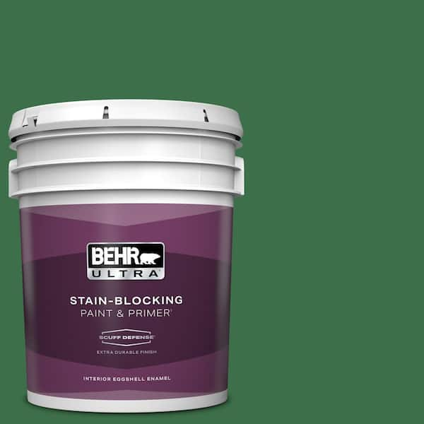 BEHR ULTRA 5 gal. #S-H-450 Parsley Sprig Extra Durable Eggshell Enamel Interior Paint & Primer