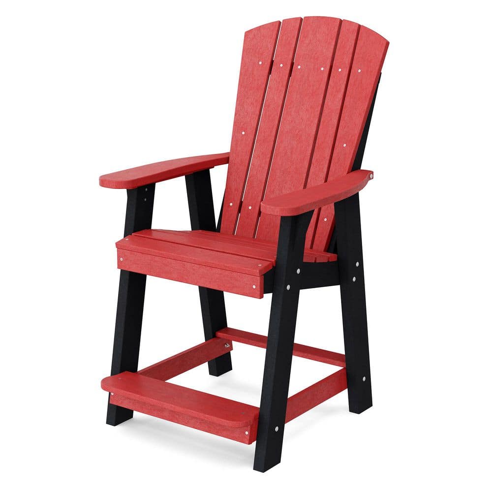 Heritage Cardinal Red and Black Plastic Outdoor Balcony Chair price history on PriceWatchPro