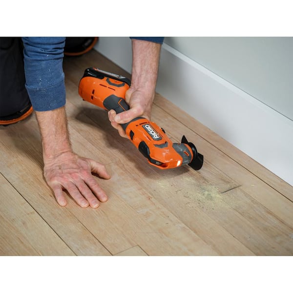 RIDGID - 18V Cordless Oscillating Multi-Tool with 2.0 Ah Battery and Charger