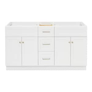 Hamlet 60 in. W x 21.5 in. D x 34.5 in. H . Bath Vanity Cabinet without Top in White