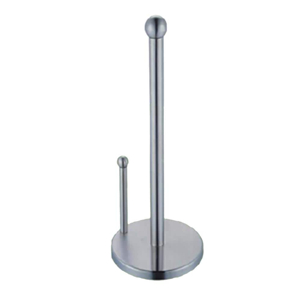 COMFECTO Over The Cabinet Door Paper Towel Holder for Kitchen Bathroom,  Stainless Steel 12 Inch Paper Towel Roll Holder