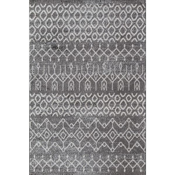 Mason Brooks Knox Falling Umbra Gray 2 ft. x 4 ft. Area Rug RA32078 ...