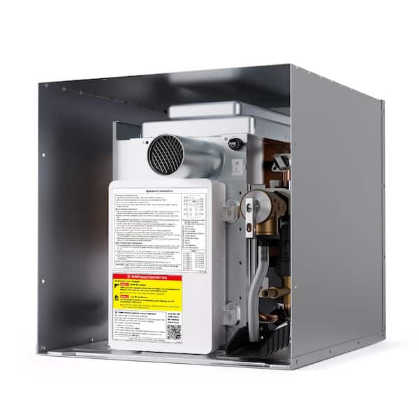 Rv Tankless Water Heater 48000 BTU Without Door, Good Substitute for 6-Gallon Tank Water Heater, 2-Year Warranty