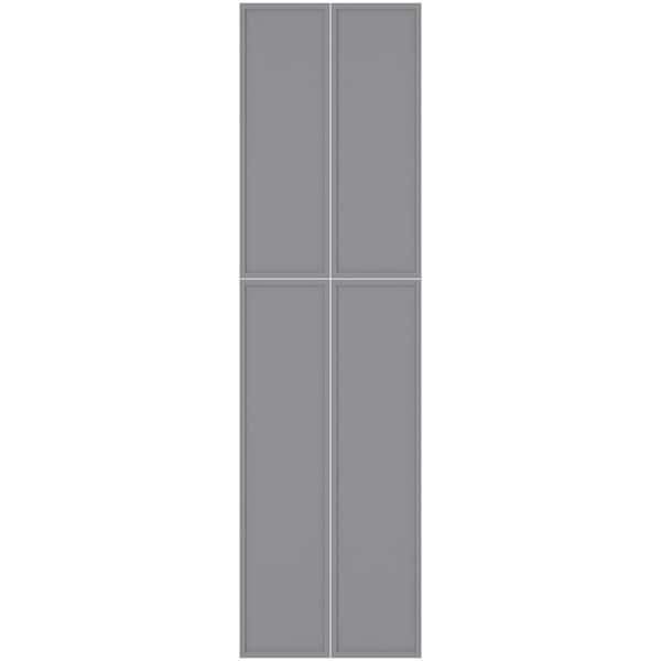 Home Decorators Collection Franklin 23.8 in. W x 0.75 in. D x 90 in. H Pantry Kitchen Cabinet Matching End Panel in Veiled Gray