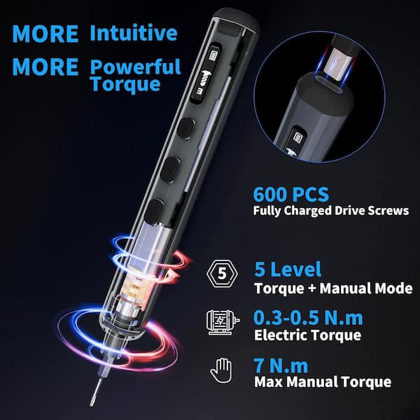 YICHUHAOXI Mini Electric Screwdriver Set 70-in-1 Precision Kit