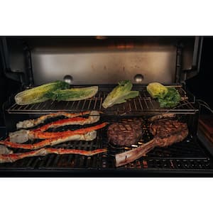 Genesis E-325s 3-Burner Natural Gas Grill in Black with Built-In Thermometer