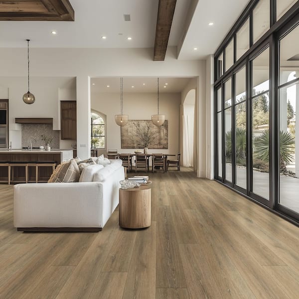 Alton Adell 7.7 in W x 48 in. L Waterproof Hybrid Rigid Core Flooring (17.96 sq. ft./case)