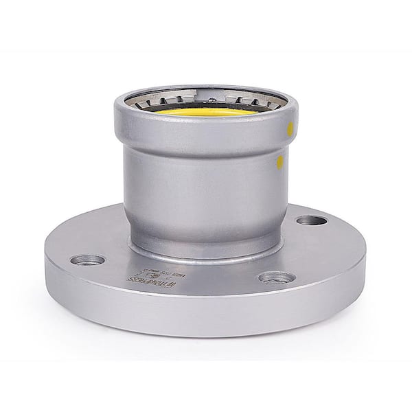 T TITANPRESS 4 in. Carbon Steel Press Flange XL HNBR Gas