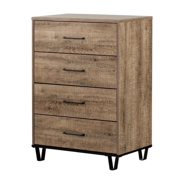 South Shore Arlen Weathered Oak 29 in. Dresser
