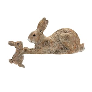Resin Rabbit Figurine Set of 2