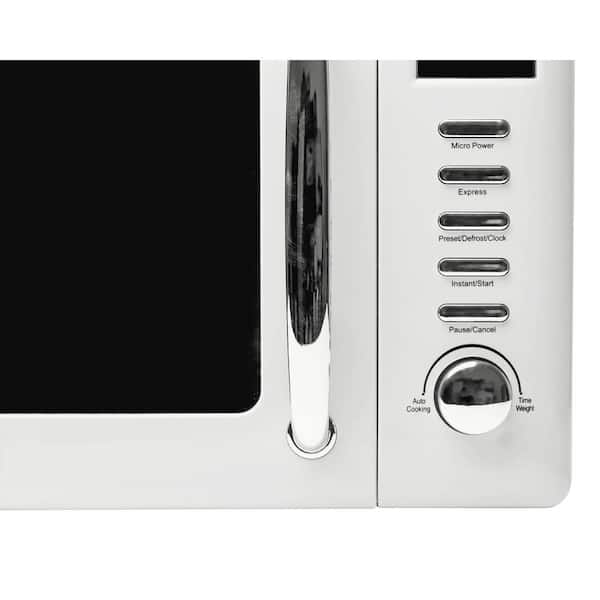 Haden Heritage 700-Watt Microwave - Ivory White