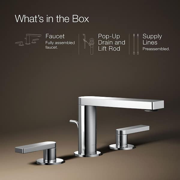 KOHLER Composed 8 in. Widespread 2-Handle Lever Handle Bathroom
