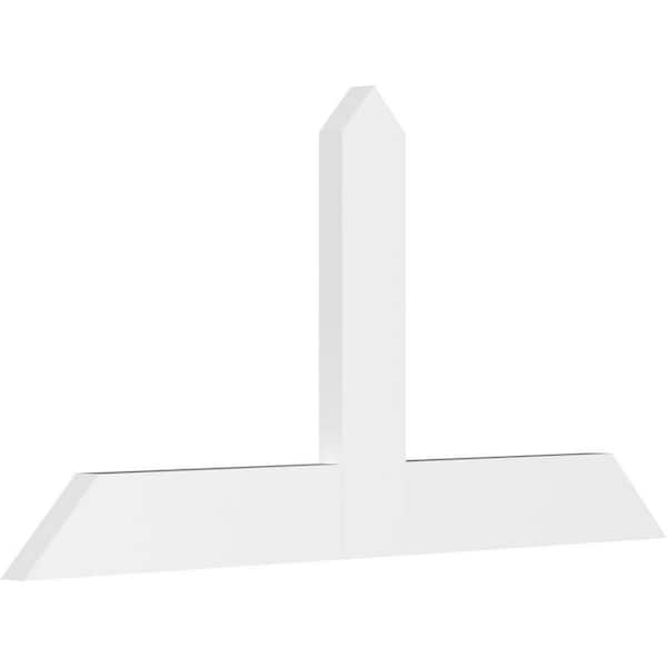 Ekena Millwork Portland 60 in. W x 30 in. H x 2 in. D Signature Polyurethane Bracket
