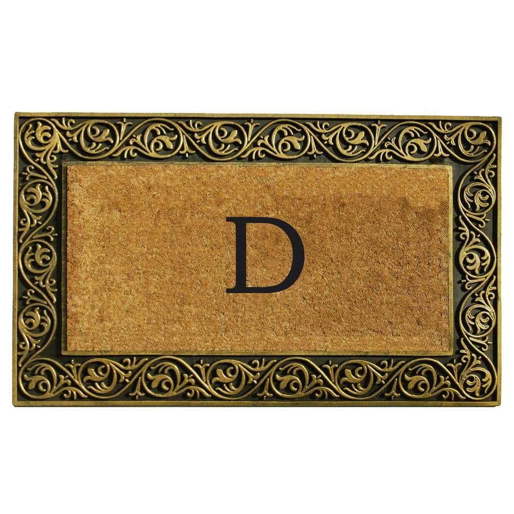 18 x 30 Letter I Calloway Mills 150011830I Rubber Monogram Doormat 