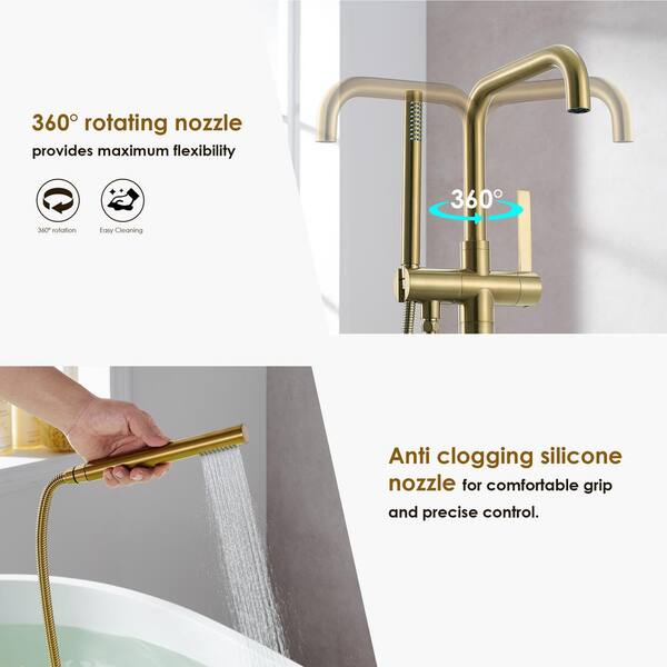 Altair Florin Single-Handle Freestanding Tub Faucet with