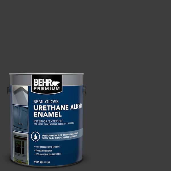 1 gal. #MQ5-05 Limousine Leather Urethane Alkyd Semi-Gloss Enamel Interior/Exterior Paint