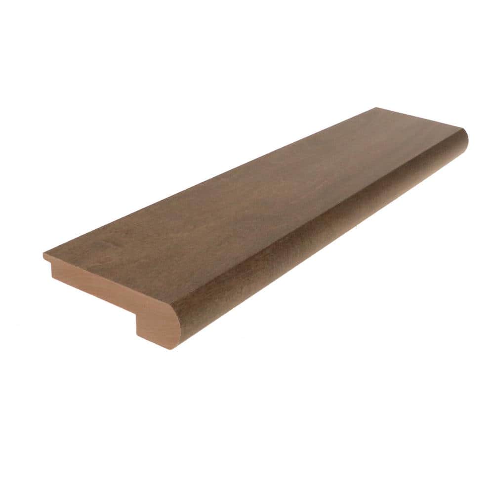 Mocha 0.38 in. Thick x 2.78 in. Wide x 78 in. Length Hardwood Stair Nose price history on PriceWatchPro