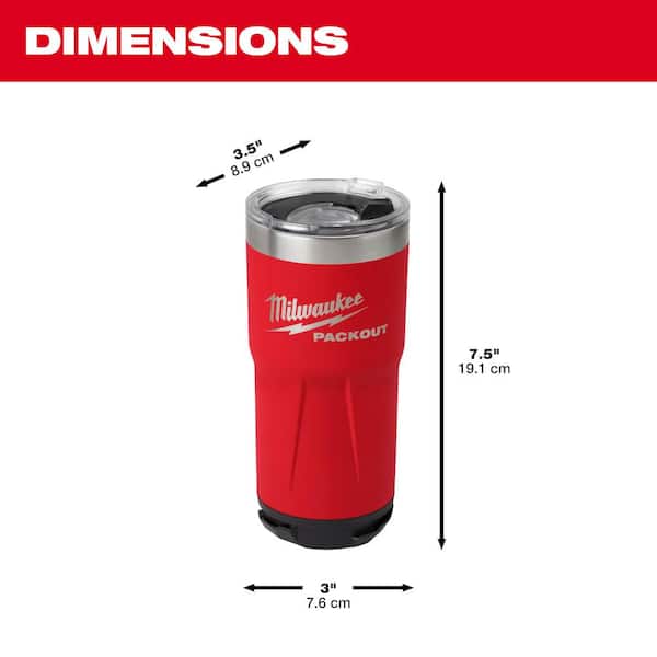 PACKOUT Red 20 oz. Tumbler