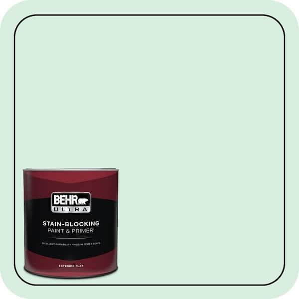 BEHR ULTRA 1 qt. #P410-1 Pondscape Flat Exterior Paint & Primer