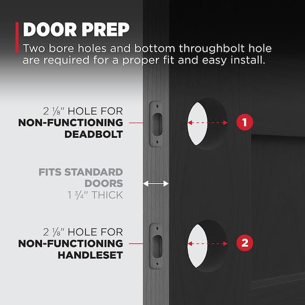Kwikset Chelsea Lifetime Polished Brass Entry Single Cylinder Door