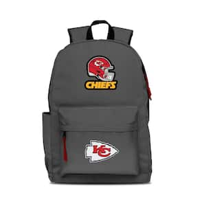 17 in. Gray Kansas City Chiefs 2-Logo Campus Laptop Backpack