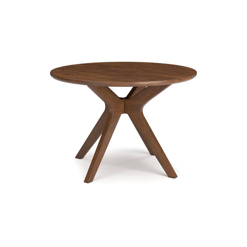 Jeyn Brown Wood 45 in. 4-Legs Dining Table Seats-4 price history on PriceWatchPro