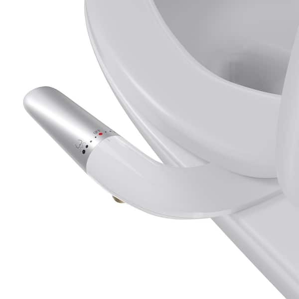 Left-Hand Bidet Attachment, Non-Electric, Ultra-Slim Toilet Bidet for Rear and Feminine Wash, Self-Cleaning Nozzle