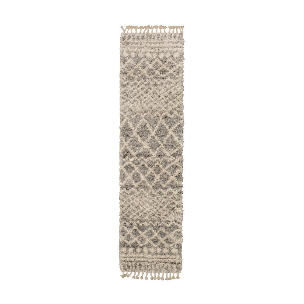 Caspian Moroccan Gray 2 ft. x 8 ft. Rectangle Indoor Runner Rug price history on PriceWatchPro