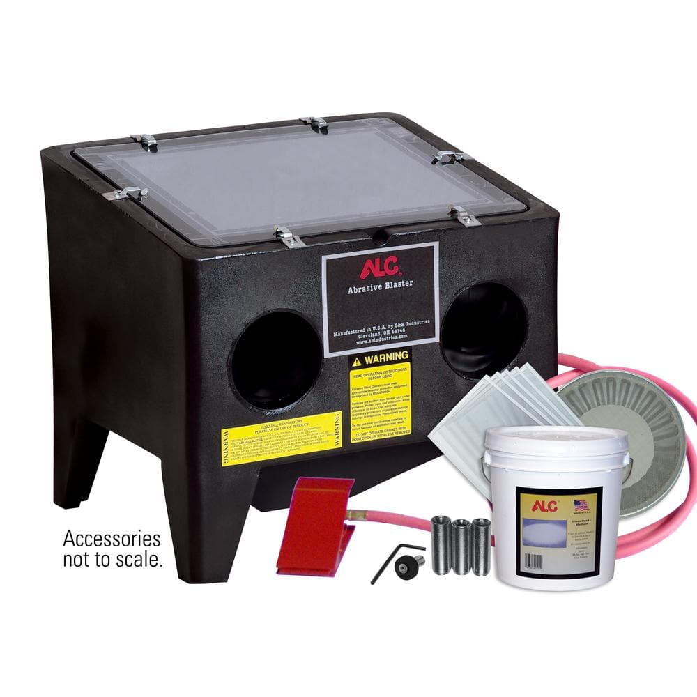 23 in. x 19 in. Polymer Bench Top Cabinet, Foot Pedal with Starter Kit