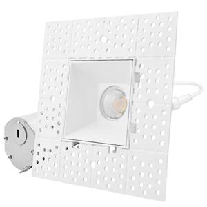 2 in. Canless Remodel LED Trimless Recessed Light 5-Color Temperatures Interlocking Module 8-Watt Wet and IC Rated