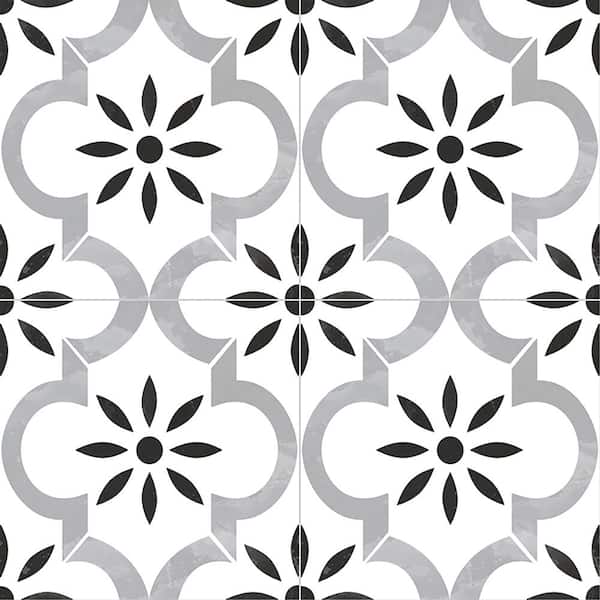 MSI Azila Encaustic 8 in. x 8 in. Matte Porcelain Floor and Wall Tile (5.16 sq. ft./Case)