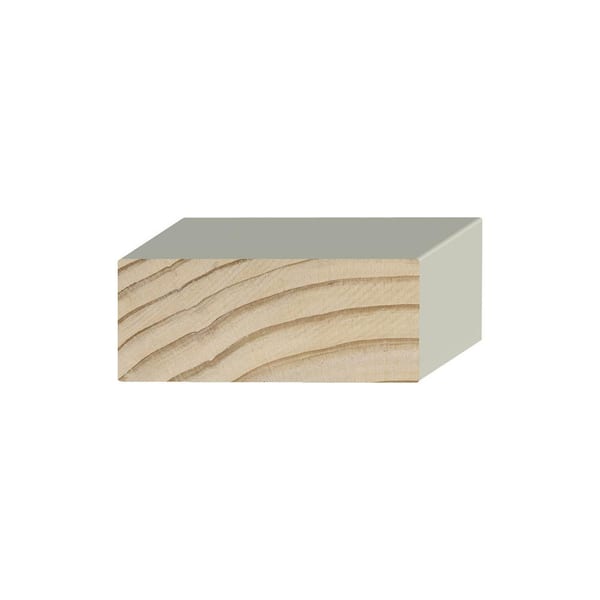 Unbranded 2 in. x 4 in. x 16 ft. S1S2E Pressure-Treated Primed Pine Lumber Board