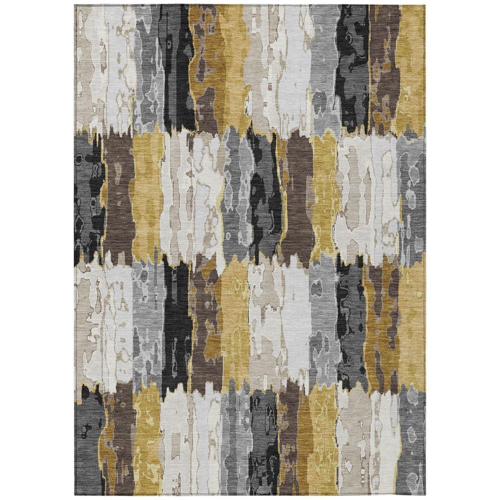 Chantille Machine Washable Indoor/Outdoor Abstract ACN2697 Gray 5 ft. x 7 ft. 6 in. Area Rug price history on PriceWatchPro