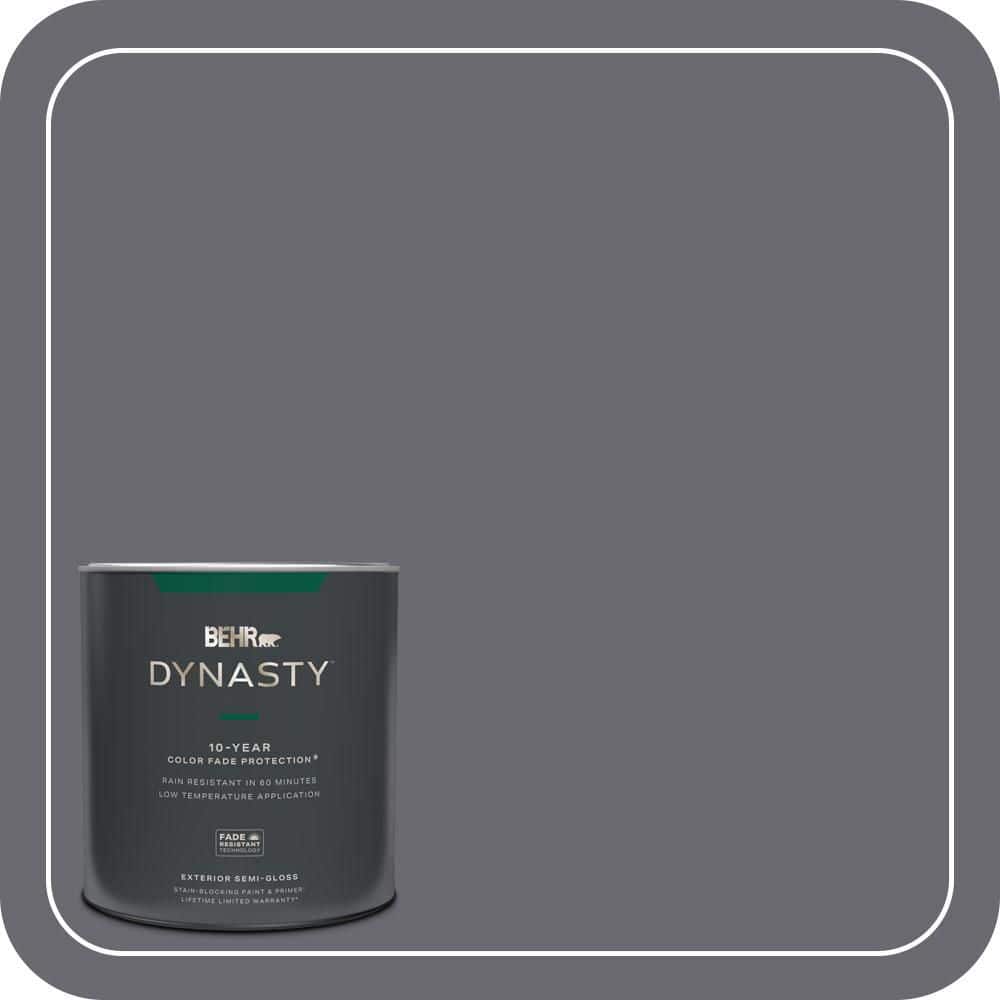 1 qt. #T16-15 Charcoal Plum Semi-Gloss Exterior Stain-Blocking Paint & Primer price history on PriceWatchPro
