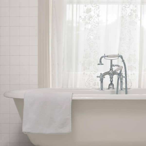 Moments Peace 0.5 in. x 12 in. Matte Glazed Ceramic Wall Pencil Tile