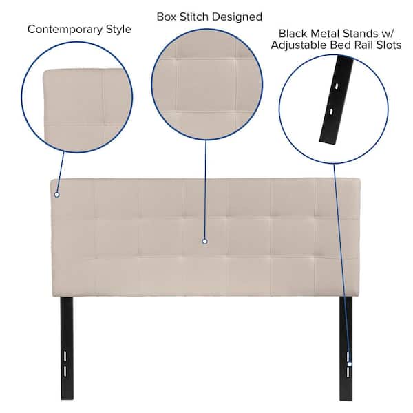 Full Beige Headboard