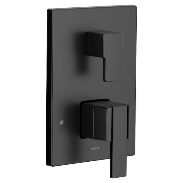 90° 2 Handle Wall Mount Valve Handle in Matte Black (Valve Not Included)