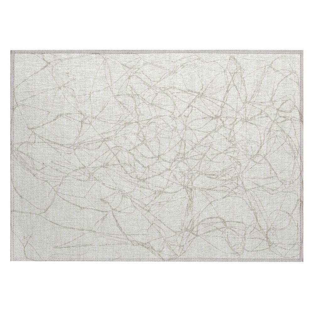 Chantille Machine Washable Indoor/Outdoor Abstract ACN2826 Ivory 3 ft. x 4 ft. Area Rug price history on PriceWatchPro