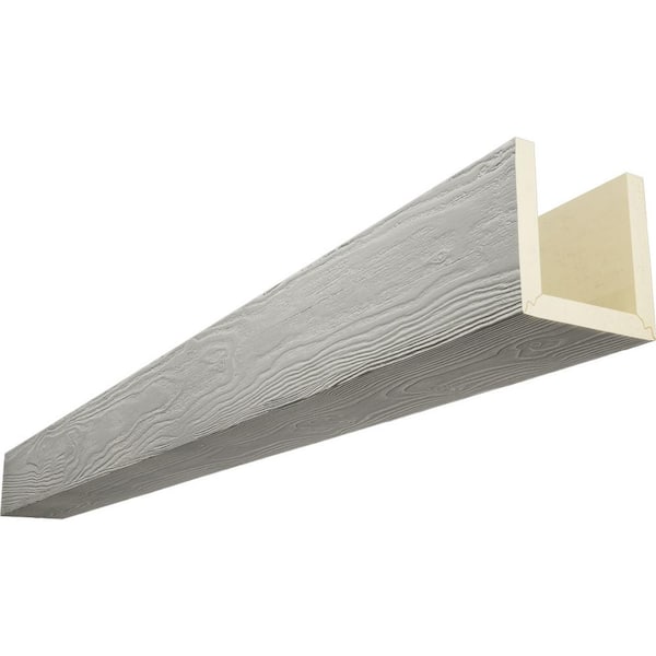 Endurathane 8 in. H x 8 in. W x 20 ft. L Sandblasted Cashmere Faux Wood Beam
