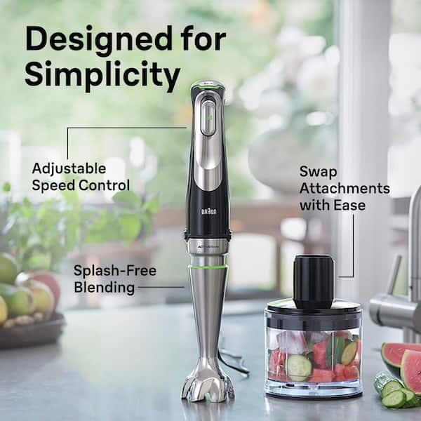 Braun MultiQuick 9 SmartSpeed Stainless Steel Immersion Blender