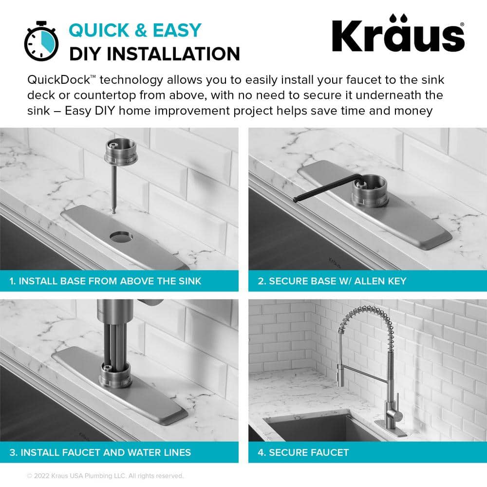 Stainless Steel Touchless Sensor Commercial Pull-Down Kitchen Faucet