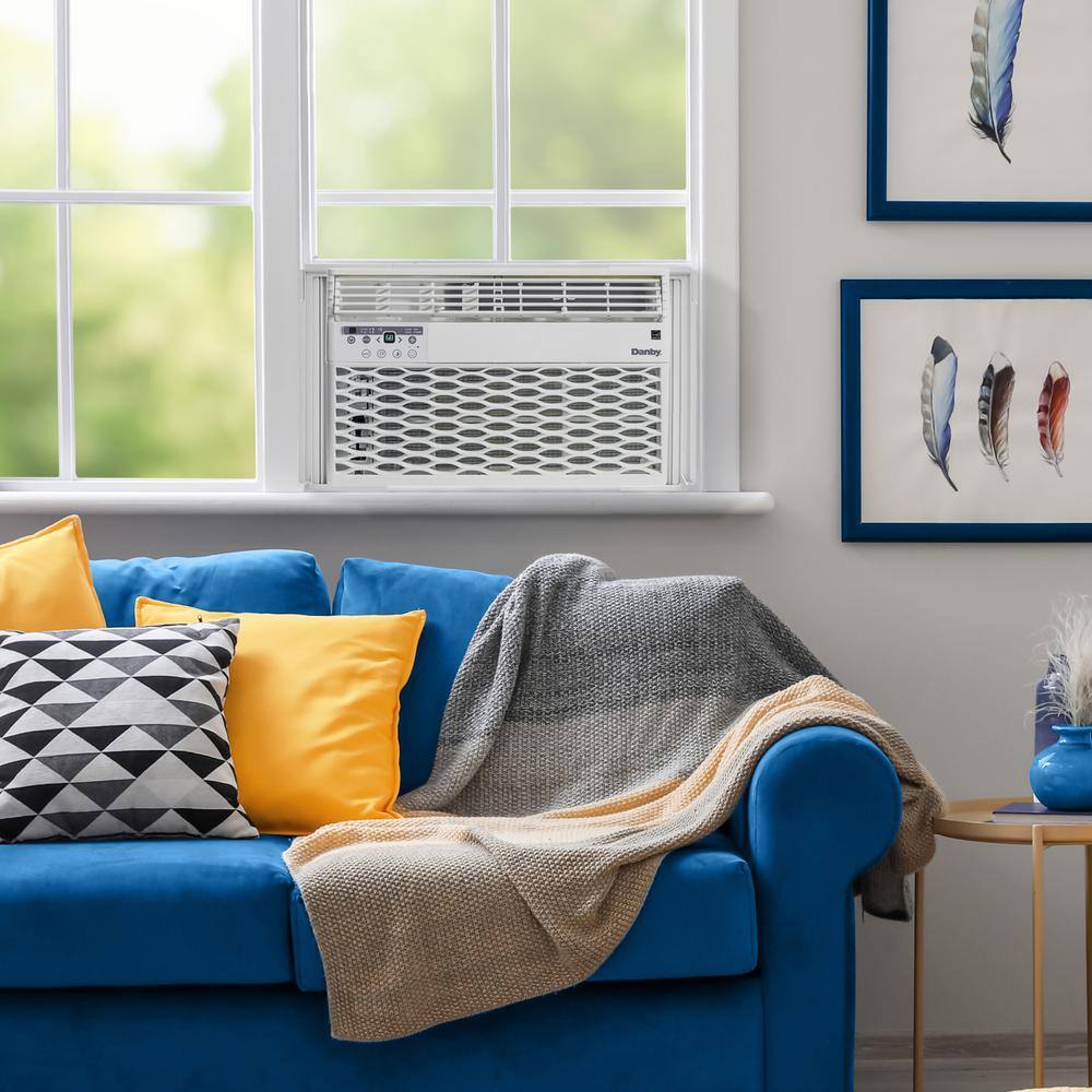 Danby 8000 BTU White Window Air Conditioner with Remote