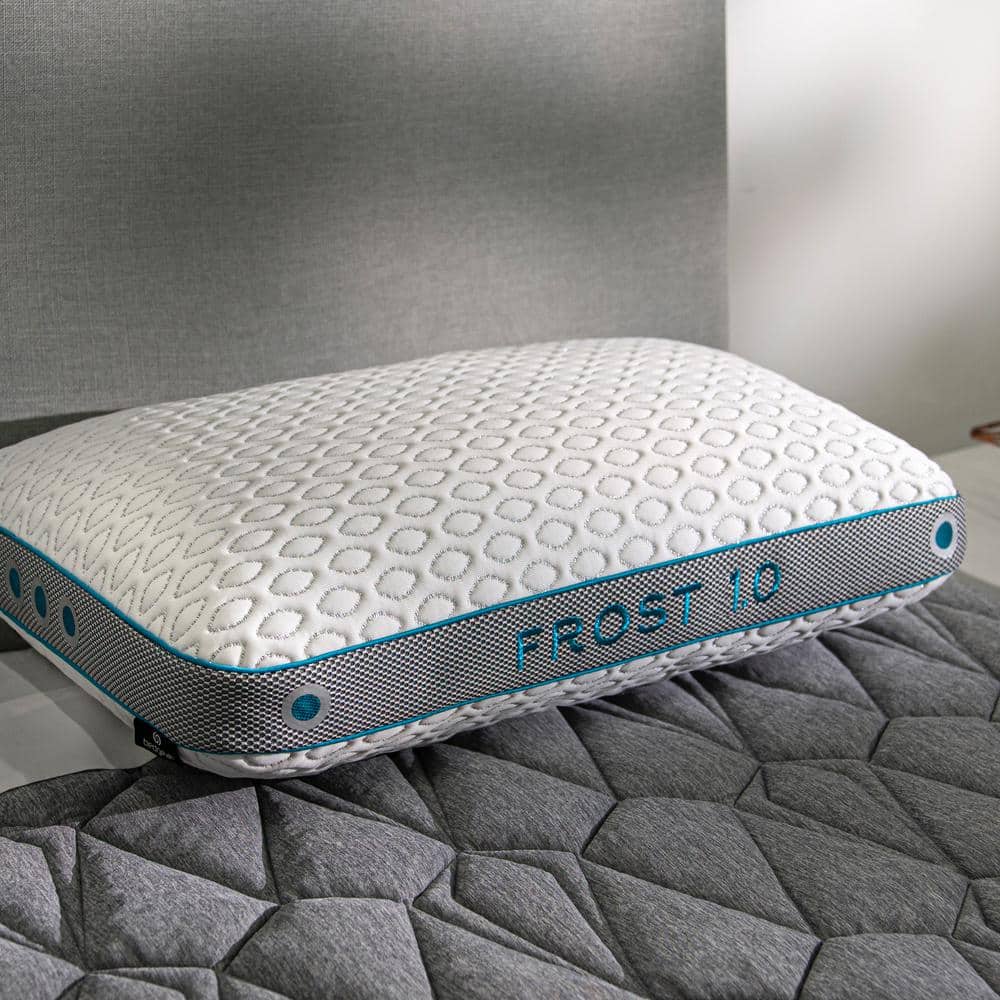 Frost 1.0 White and Gray Cooling Performance Pillow