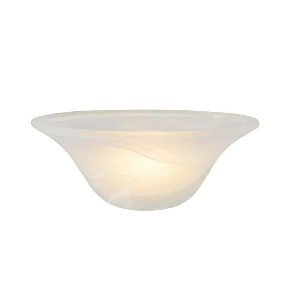 12.25" Alabaster Glass Bowl Shade