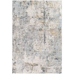 Maxine Gray Abstract 10 ft. x 14 ft. Indoor Area Rug